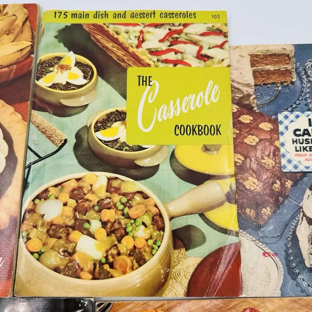 Vintage Good Housekeeping's Company Meals & Buffets Pie CIA CASSEROLE Cookbooks
